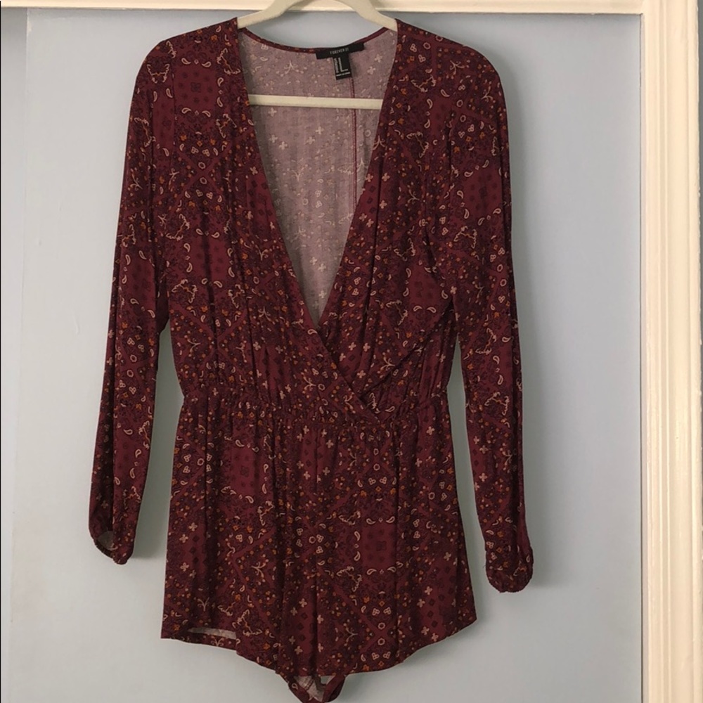 Romper in paisley print